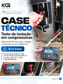 Registro KG Clima de teste técnico em compressor