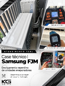 Registro de atendimento em sistema Samsung FJM